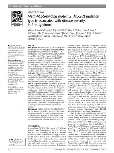 ORIGINALARTICLEMethylCpGbindingprotein2mutationtypeisassociatedwith