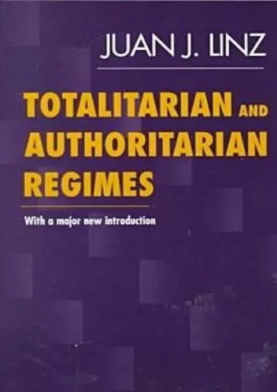 (READ)-Totalitarian and Authoritarian Regimes