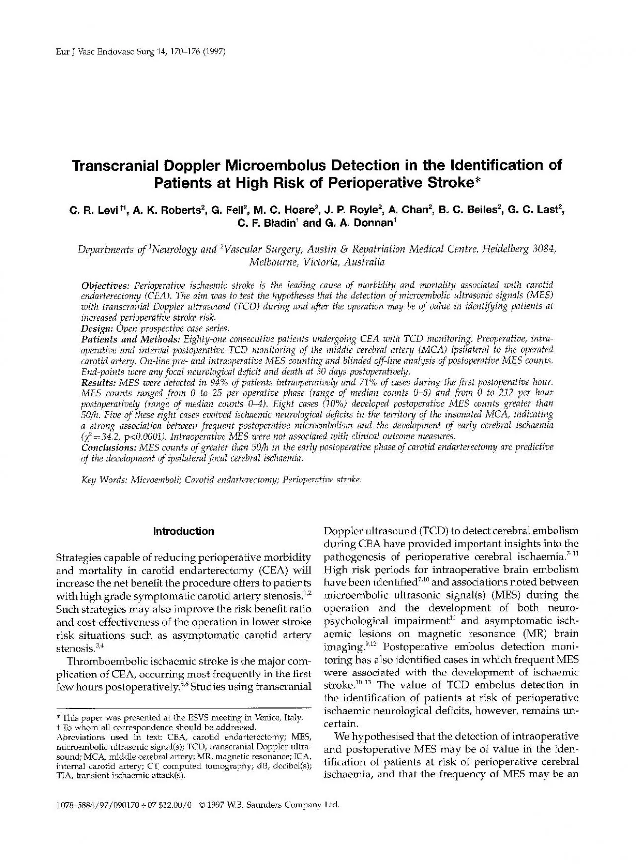 PDF-J Vasc Endovasc Surg 14 170176 1997