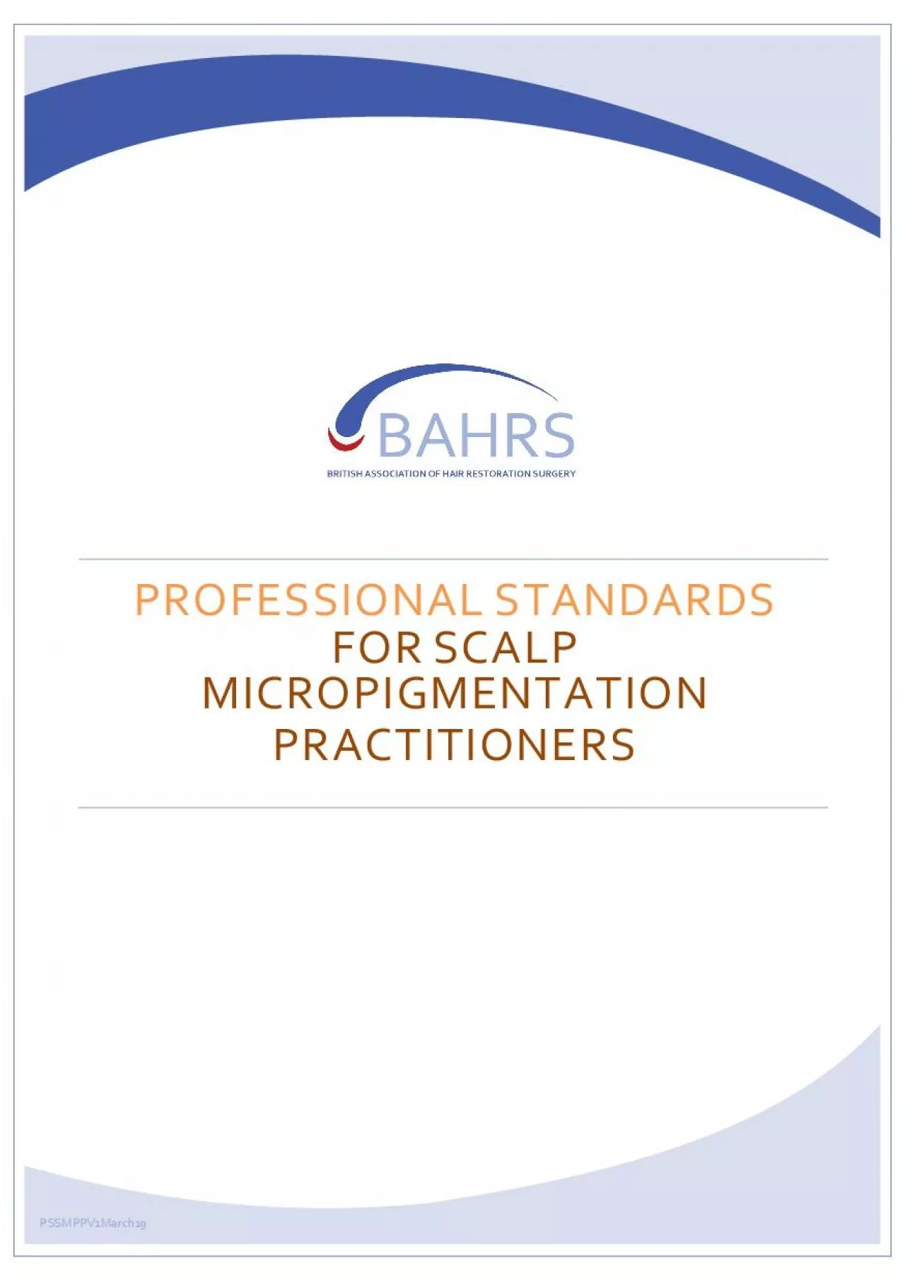 PDF-BRITISH ASSOCIATION OF HAIR RESTORATION SURGERY BAHRS PROFESSIONAL S