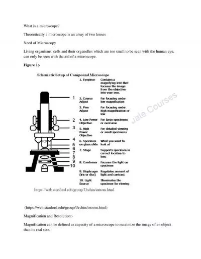 What is a microscope