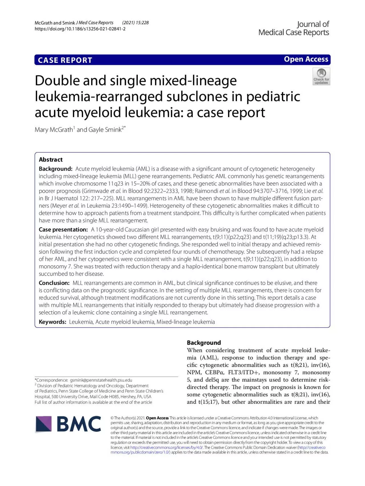 PDF-Page 2 of 4McGrathand Smink J Med Case Reports 2021 15228