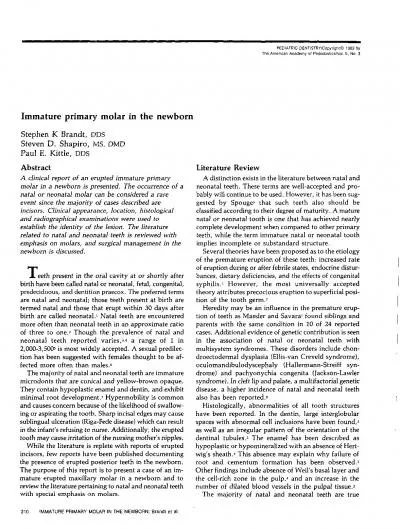 Tabl Summar Case MolarAutho Teet HistologicaNeonata Max Mand Numbe Ide