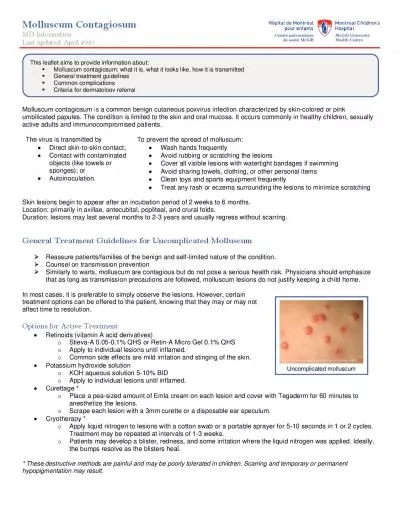 Molluscum Contagiosum