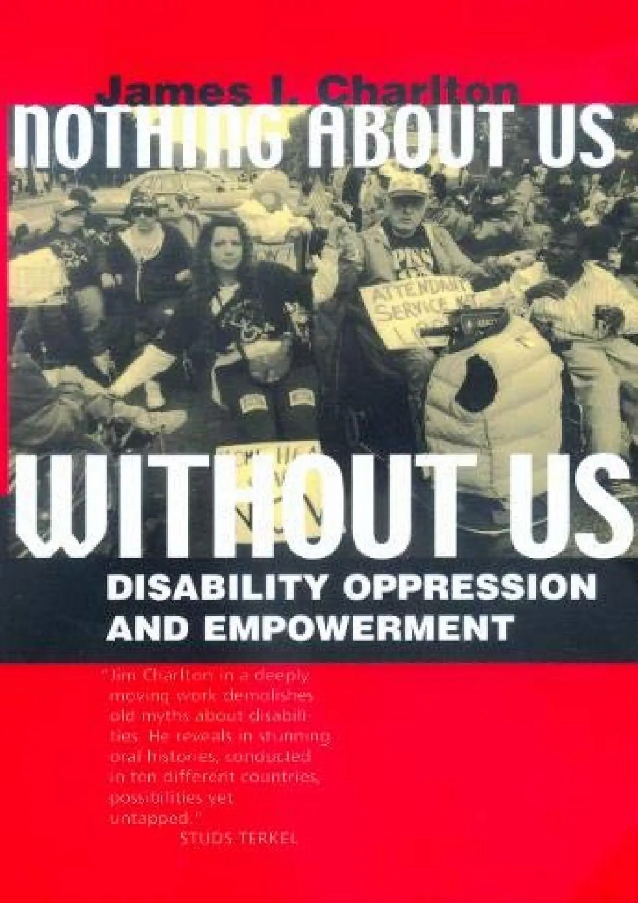 PDF-(READ)-Nothing About Us Without Us: Disability Oppression and Empowerment