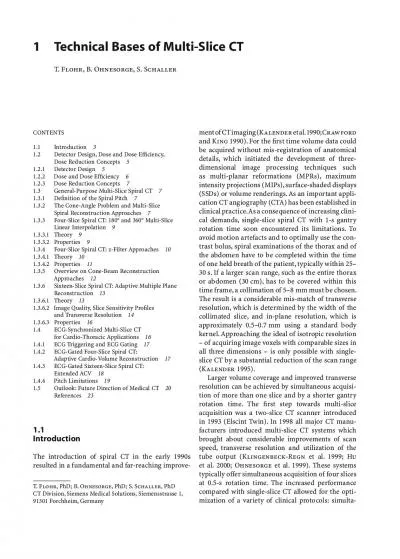 Technical Bases of MultiSlice CT 1   Technical Bases of MultiSlice C