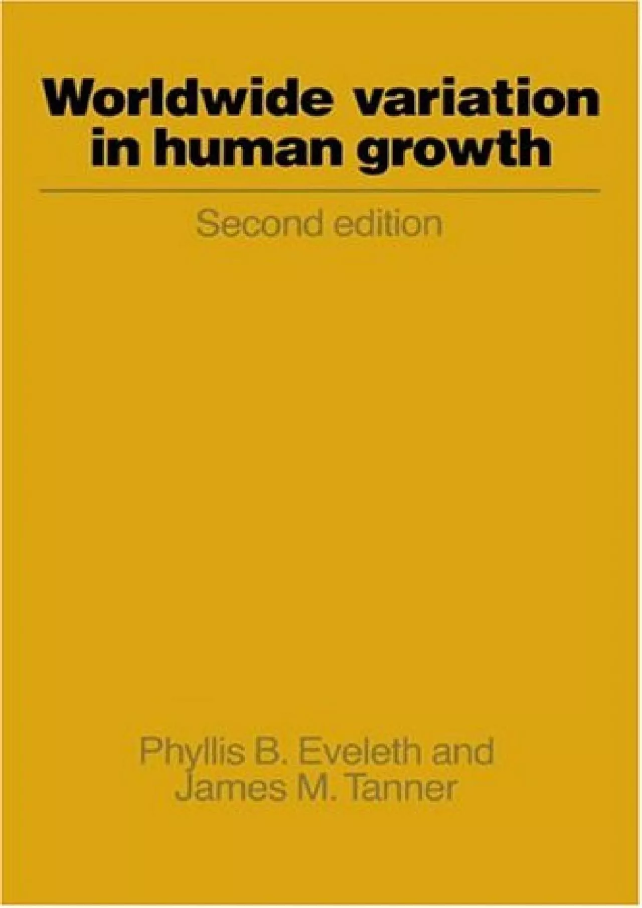 PDF-(READ)-Worldwide Variation in Human Growth