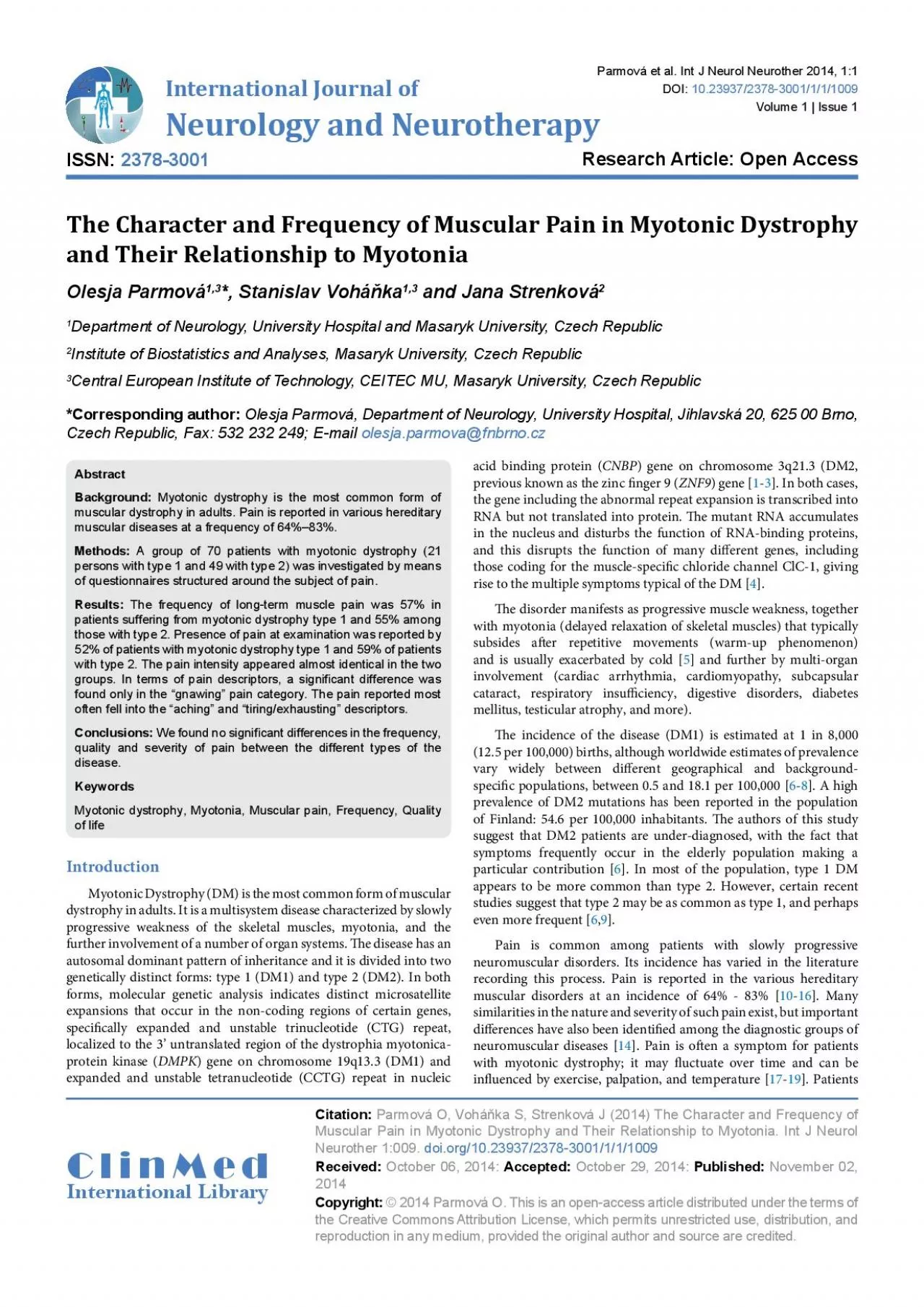 PDF-Parmov O Vohka S Strenkov J 2014 The Character and Frequen