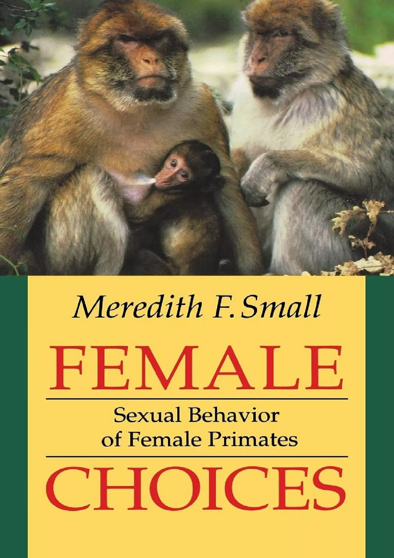 PDF-(BOOS)-Female Choices: Sexual Behavior of Female Primates