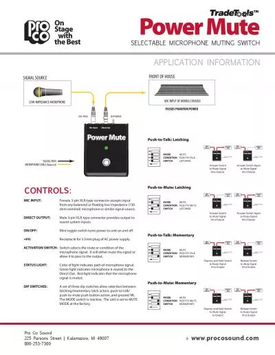 SELECTABLE MICROPHONE MUTING SWITCH