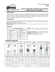 Series 3100/3200 Compact High Pressure OEM Pressure TransmitteInstruct