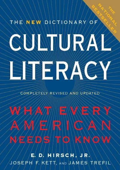 (DOWNLOAD)-The New Dictionary Of Cultural Literacy: What Every American Needs to Know