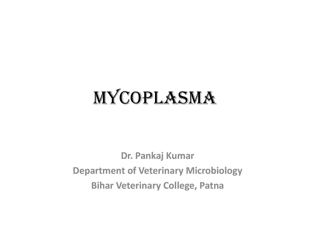 PDF-Mycoplasma