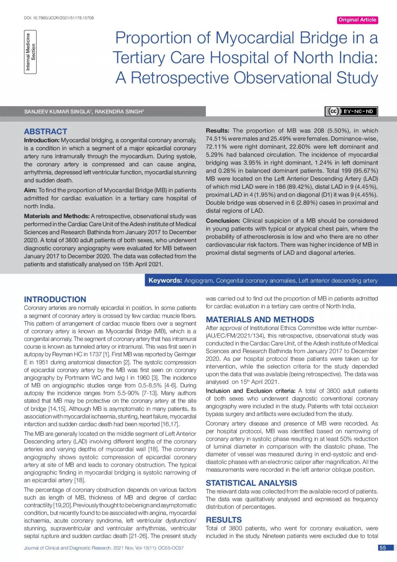 PDF-Journal of Clinical and Diagnostic Research 2021 Nov Vol1511 OC5