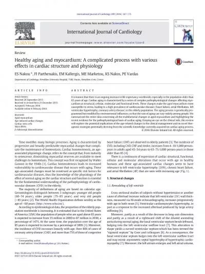 HealthyagingandmyocardiumAcomplicatedprocesswithvariouseffectsincardi