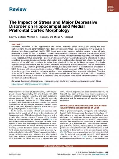 TheImpactofStressandMajorDepressiveDisorderonHippocampalandMedialPrefr