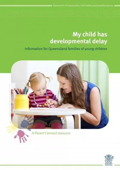 My child has developmental delay Information for Queensland families