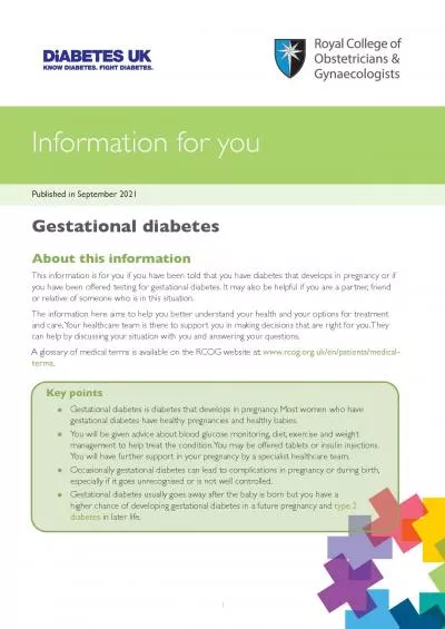 Gestational diabetes