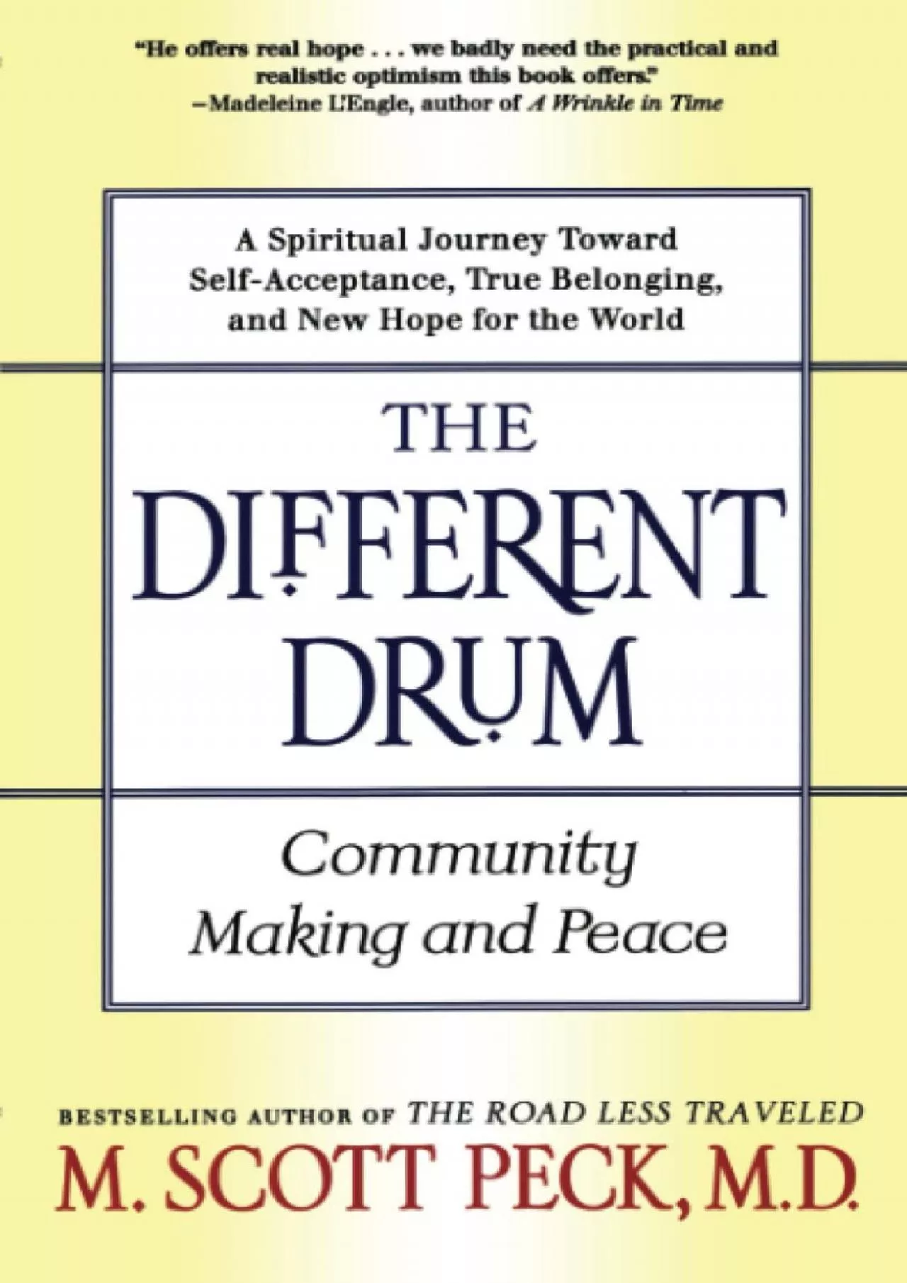 PDF-(BOOS)-The Different Drum: Community Making and Peace