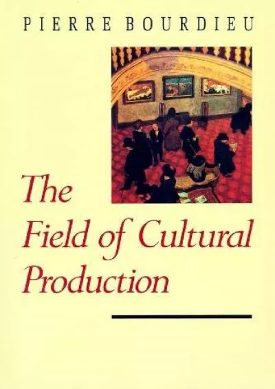 (EBOOK)-The Field of Cultural Production