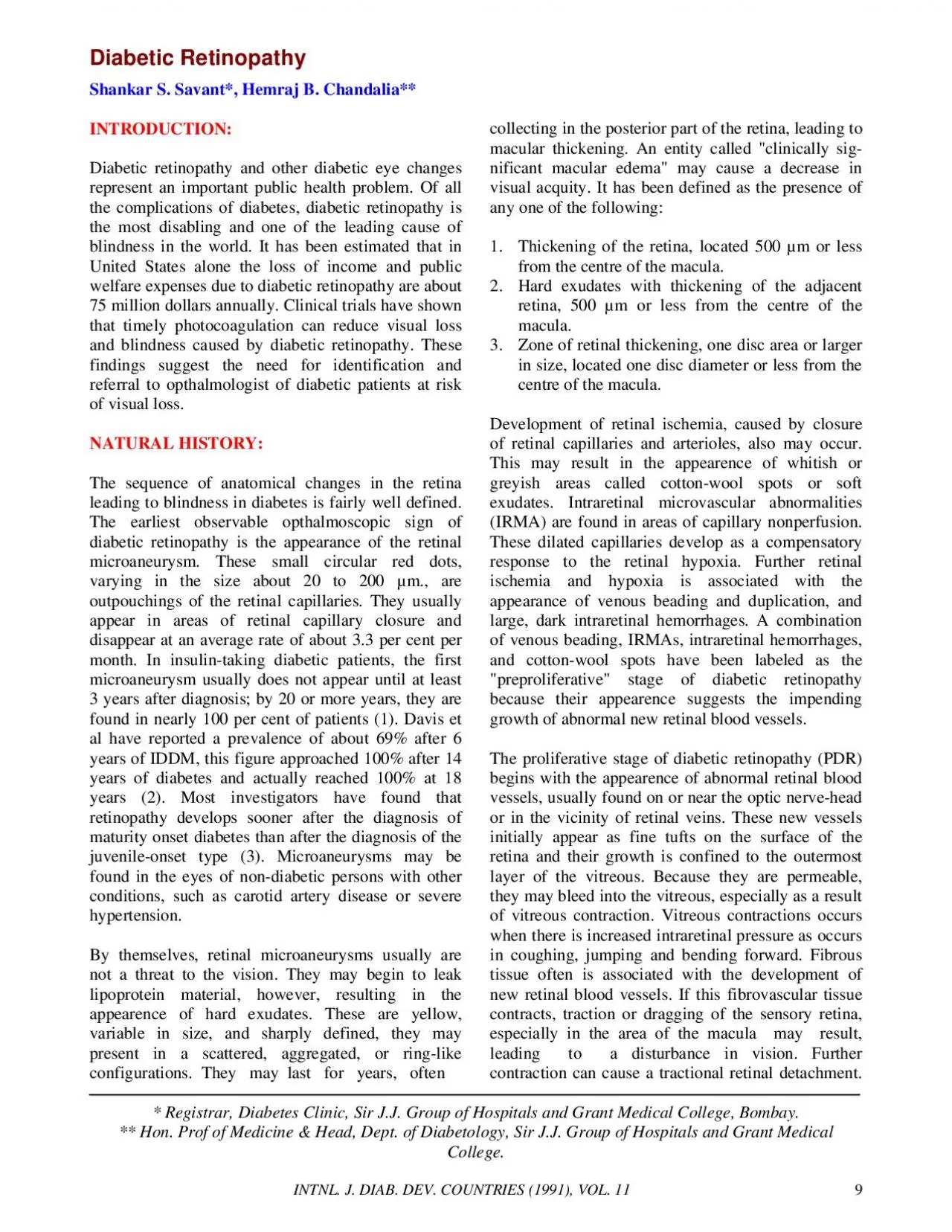 PDF-INTNL J DIAB DEV COUNTRIES 1991 VOL 11 of a protein without th