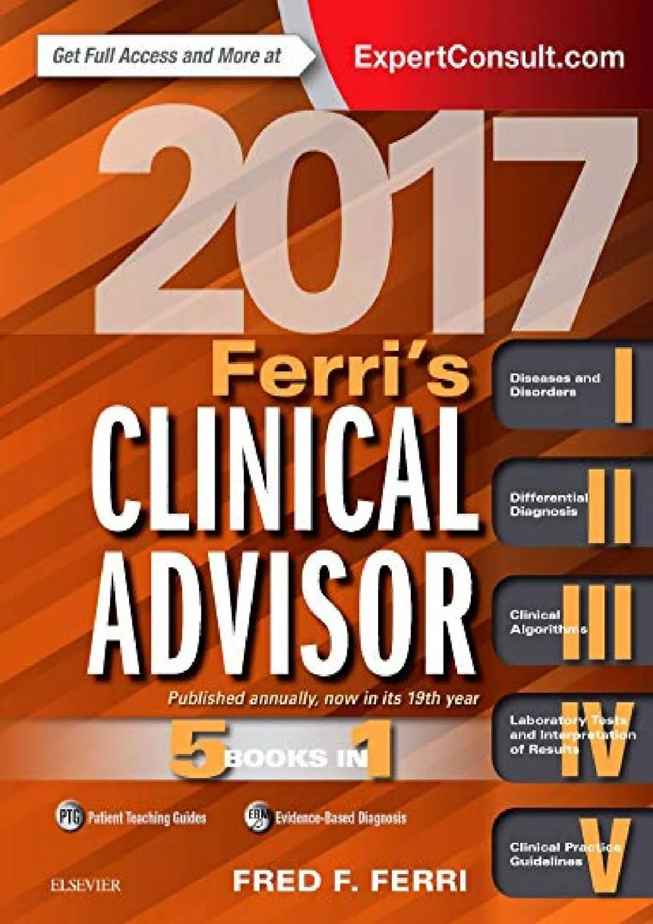 (BOOS)-Ferri\'s Clinical Advisor 2017: 5 Books in 1 (Ferri\'s Medical Solutions)