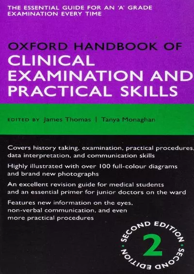 (DOWNLOAD)-Oxford Handbook of Clinical Examination and Practical Skills (Oxford Medical