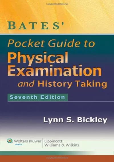 (BOOS)-Bates\' Pocket Guide to Physical Examination and History Taking