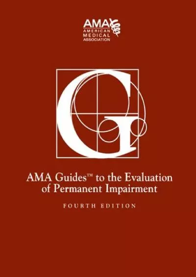 (READ)-Guides to the Evaluation of Permanent Impairment, 4th Edition