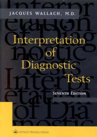 (BOOS)-Interpretation of Diagnostic Tests