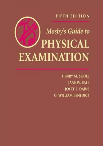 (BOOK)-Mosby\'s Guide to Physical Examination