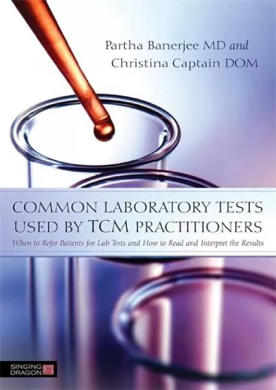 (READ)-Common Laboratory Tests Used by TCM Practitioners