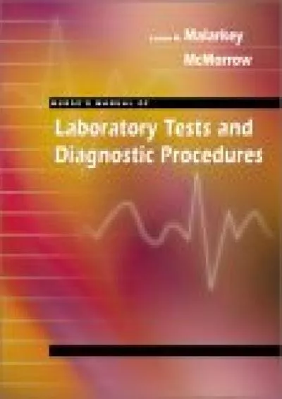 (BOOK)-Nurse\'s Manual of Laboratory Tests and Diagnostic Procedures