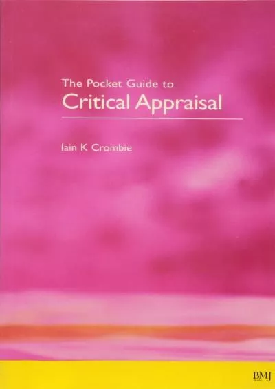 (READ)-Pocket Guide to Critical Appraisal