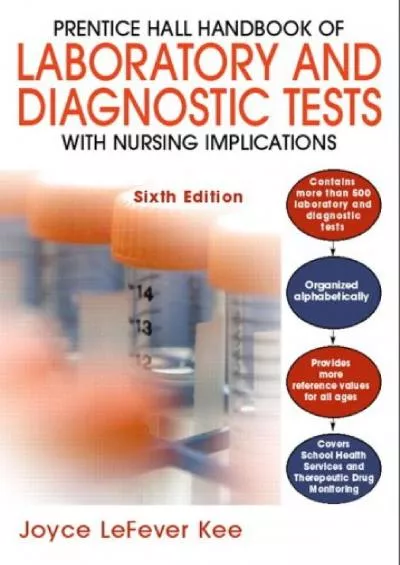 (READ)-Handbook of Laboratory & Diagnostic Tests with Nursing Applications