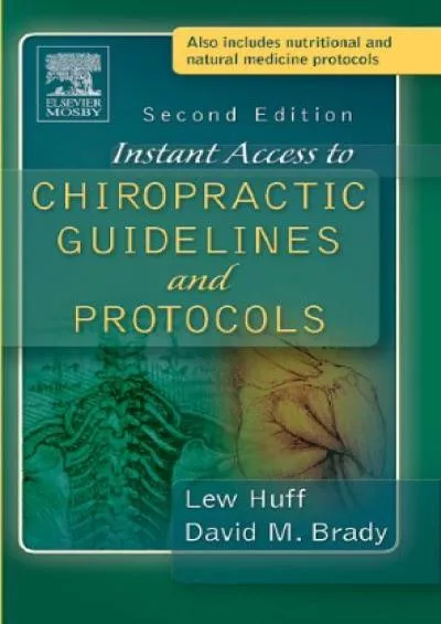 (EBOOK)-Instant Access to Chiropractic Guidelines and Protocols