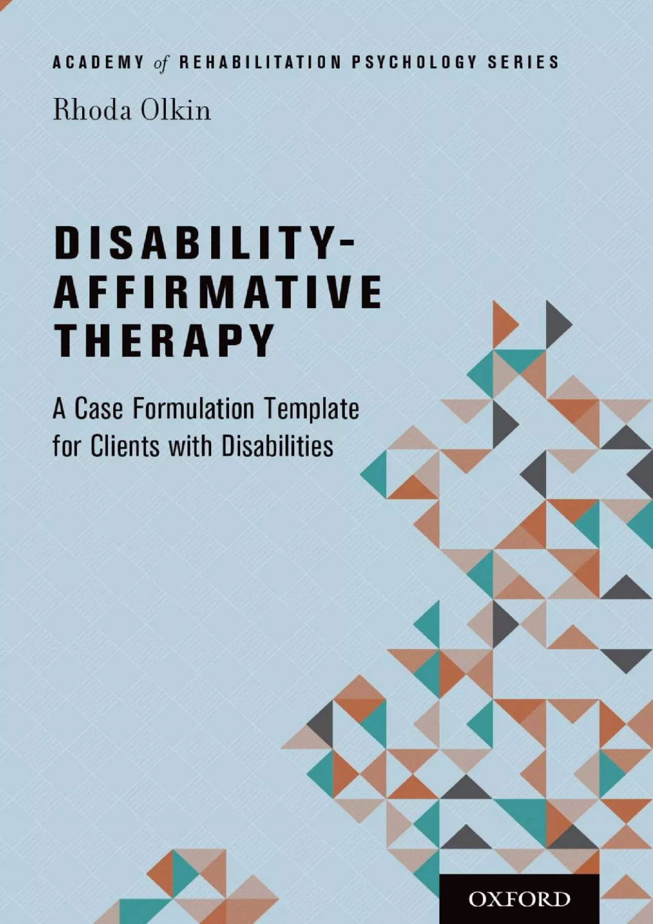 (BOOK)-Disability-Affirmative Therapy: A Case Formulation Template for Clients with Disabilities