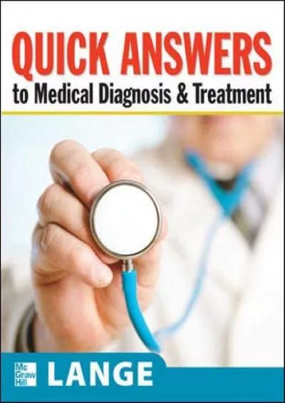 (BOOK)-Quick Answers to Medical Diagnosis and Treatment