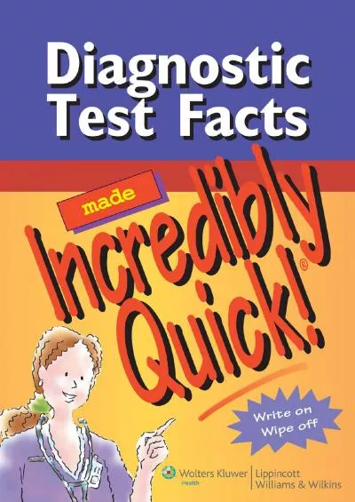 (EBOOK)-Diagnostic Test Facts Made Incredibly Quick! (Incredibly Easy! Series®)