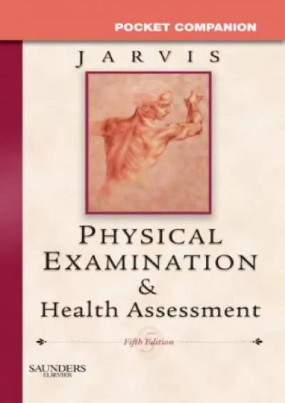 (DOWNLOAD)-Pocket Companion for Physical Examination & Health Assessment