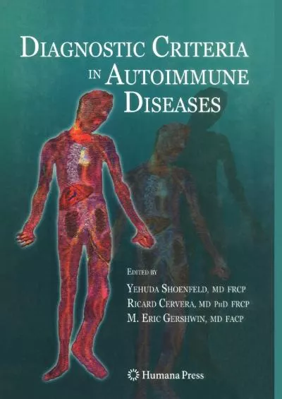 (EBOOK)-Diagnostic Criteria in Autoimmune Diseases