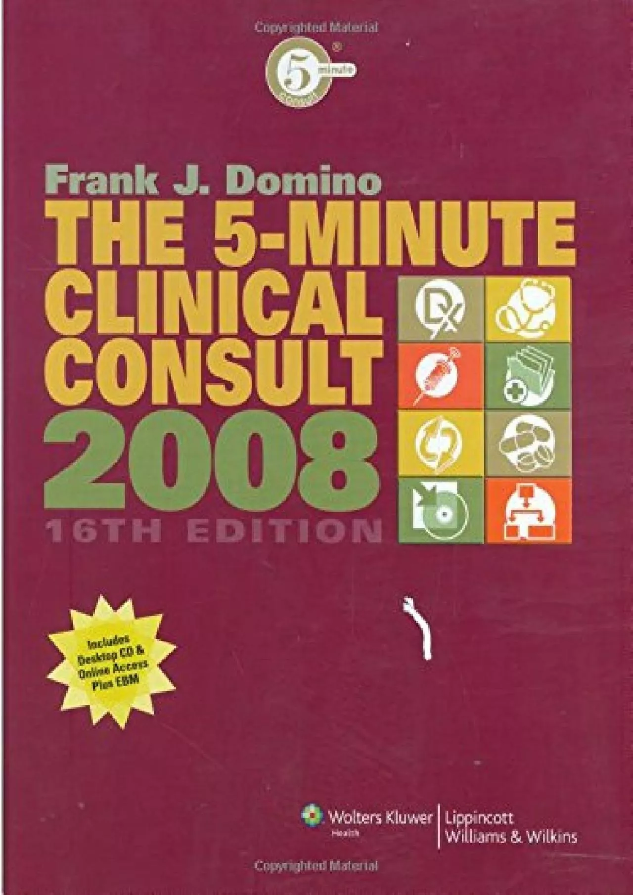 PDF-(READ)-The 5-Minute Clinical Consult 2008 (GRIFFITH\'S 5 MINUTE CLINICAL CONSULT)