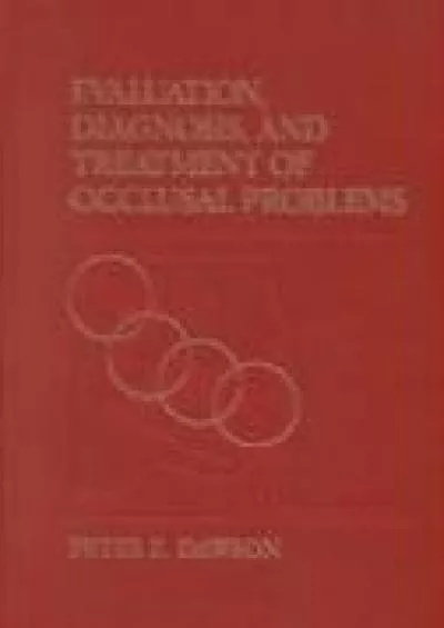 (BOOK)-Evaluation, Diagnosis, And Treatment Of Occlusal Problems