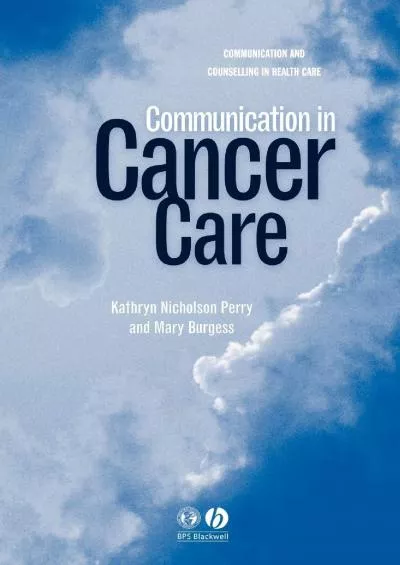 (EBOOK)-Communication in Cancer Care