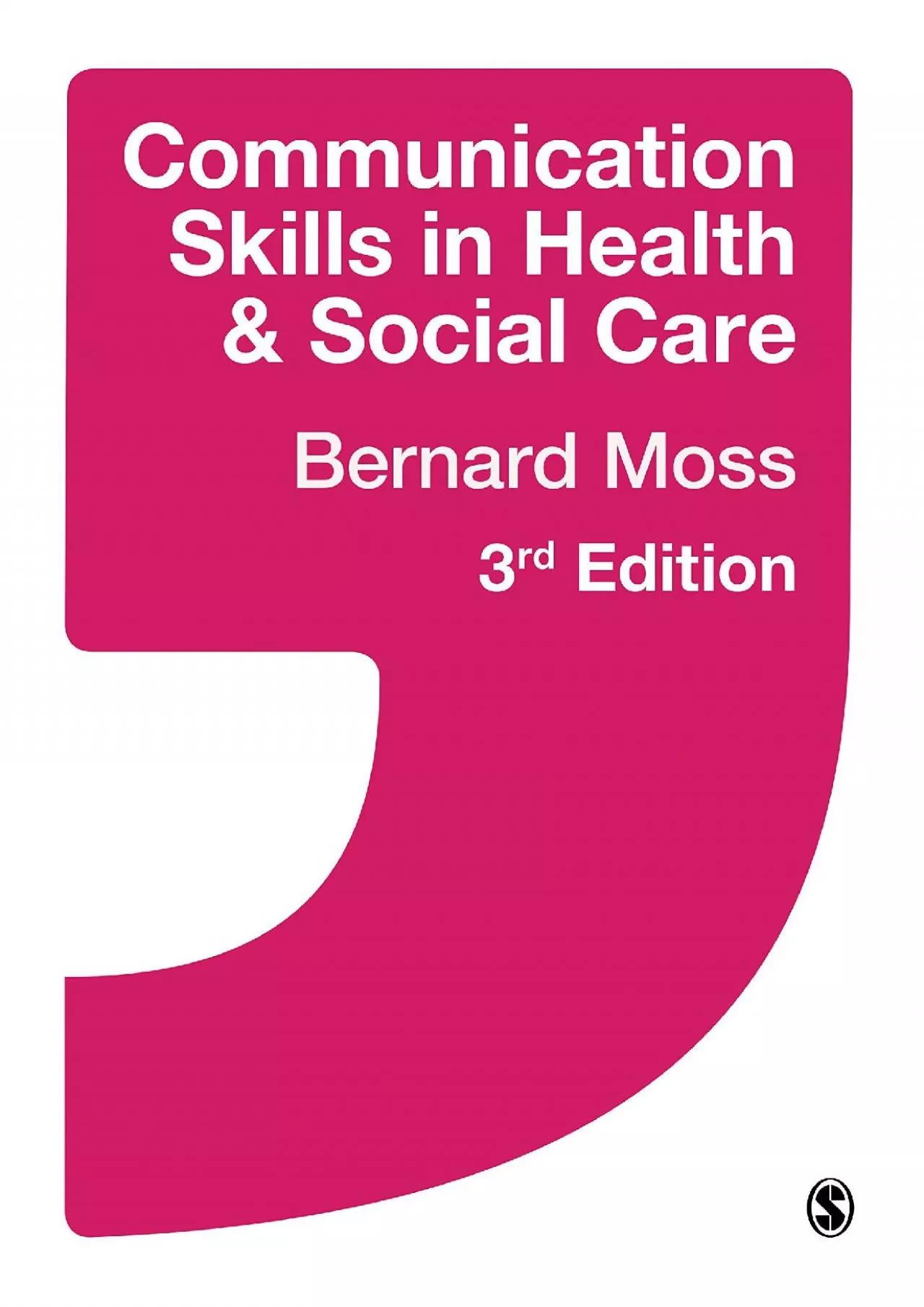 PDF-(READ)-Communication Skills in Health and Social Care