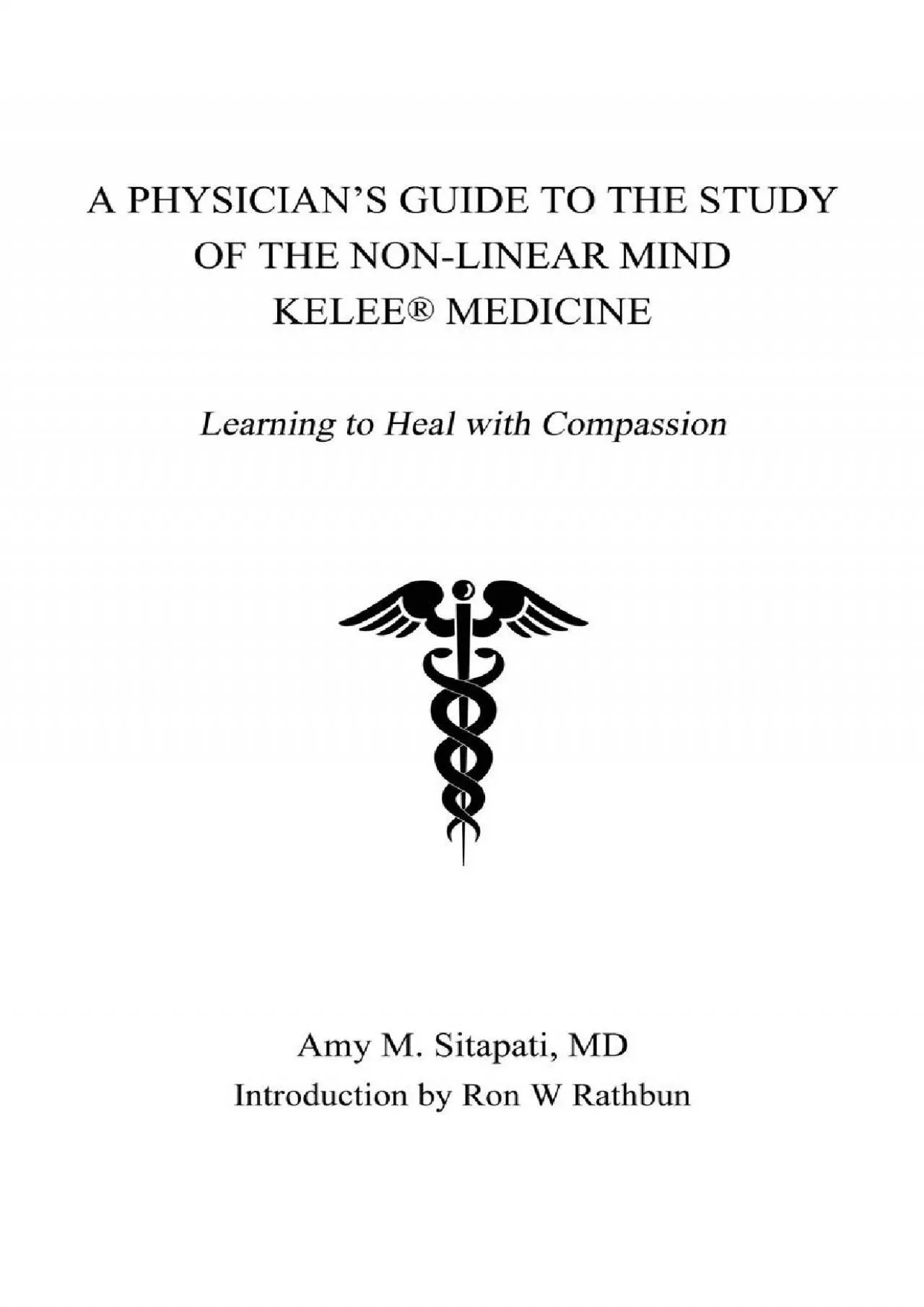 (BOOS)-A Physician\'s Guide to the Study of the Non-Linear Mind - Kelee(R) Medicine: Learning