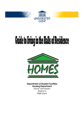 Department of Student Facilities Housing Department Home VermeylenStal