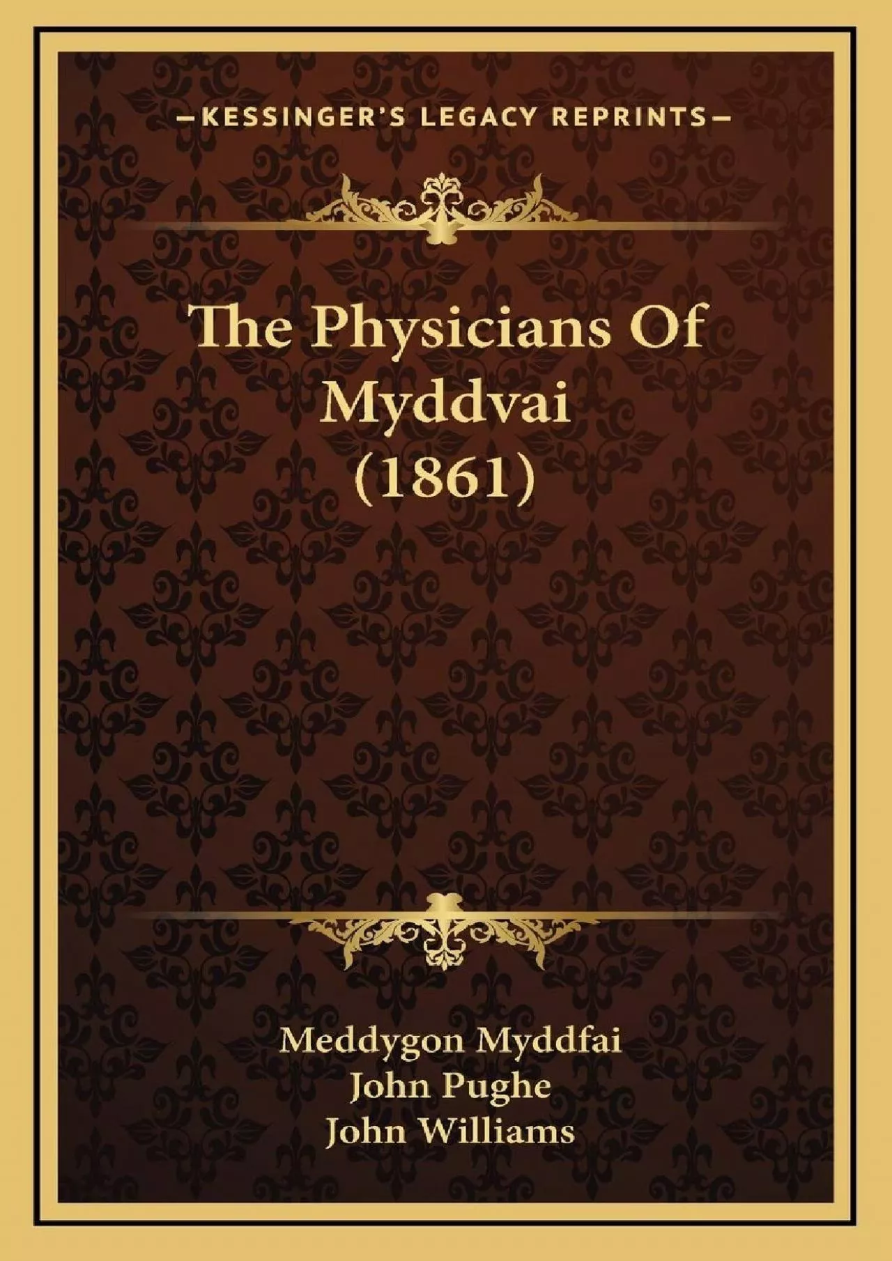 PDF-(EBOOK)-The Physicians Of Myddvai (1861)