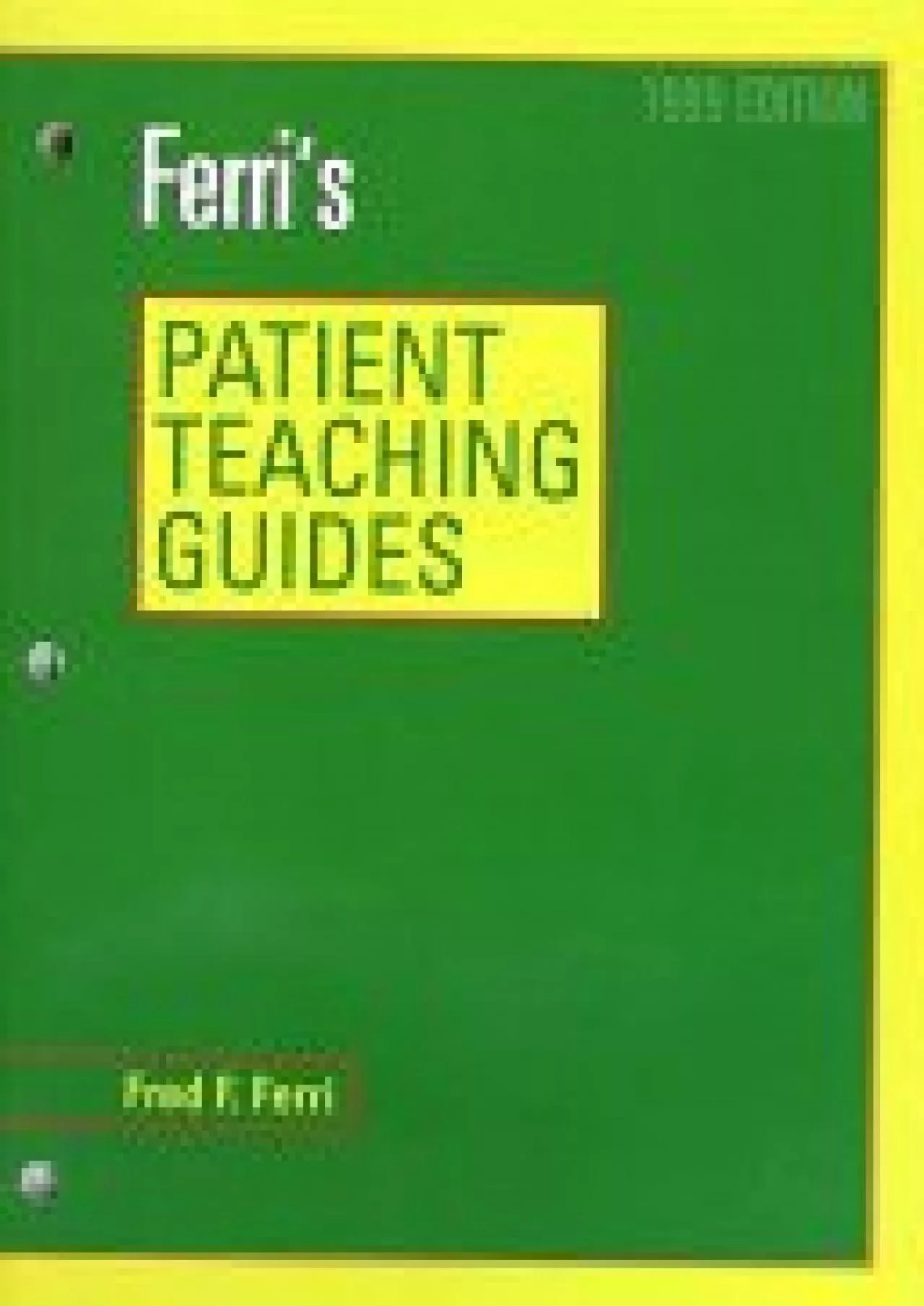 PDF-(EBOOK)-Ferri\'s Patient Teaching Guides