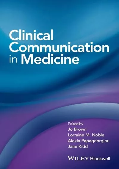 (BOOK)-Clinical Communication in Medicine